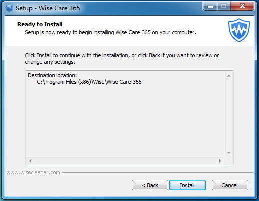 Wise Care 365 安装 Wise Care 365 安装